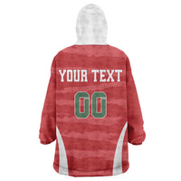 Custom Hungary Football Wearable Blanket Hoodie Magyarok Classic Football - Wonder Print Shop
