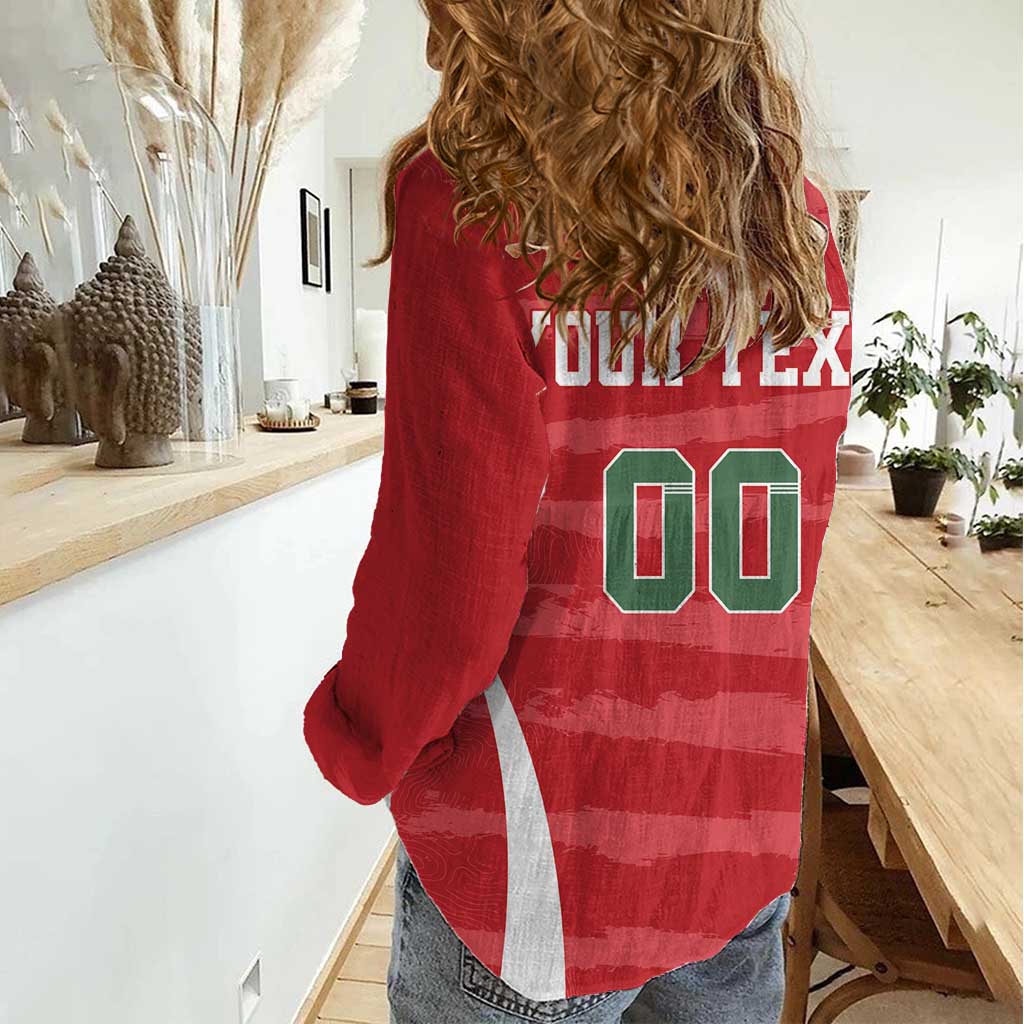 Custom Hungary Football Women Casual Shirt Magyarok Classic Football - Wonder Print Shop