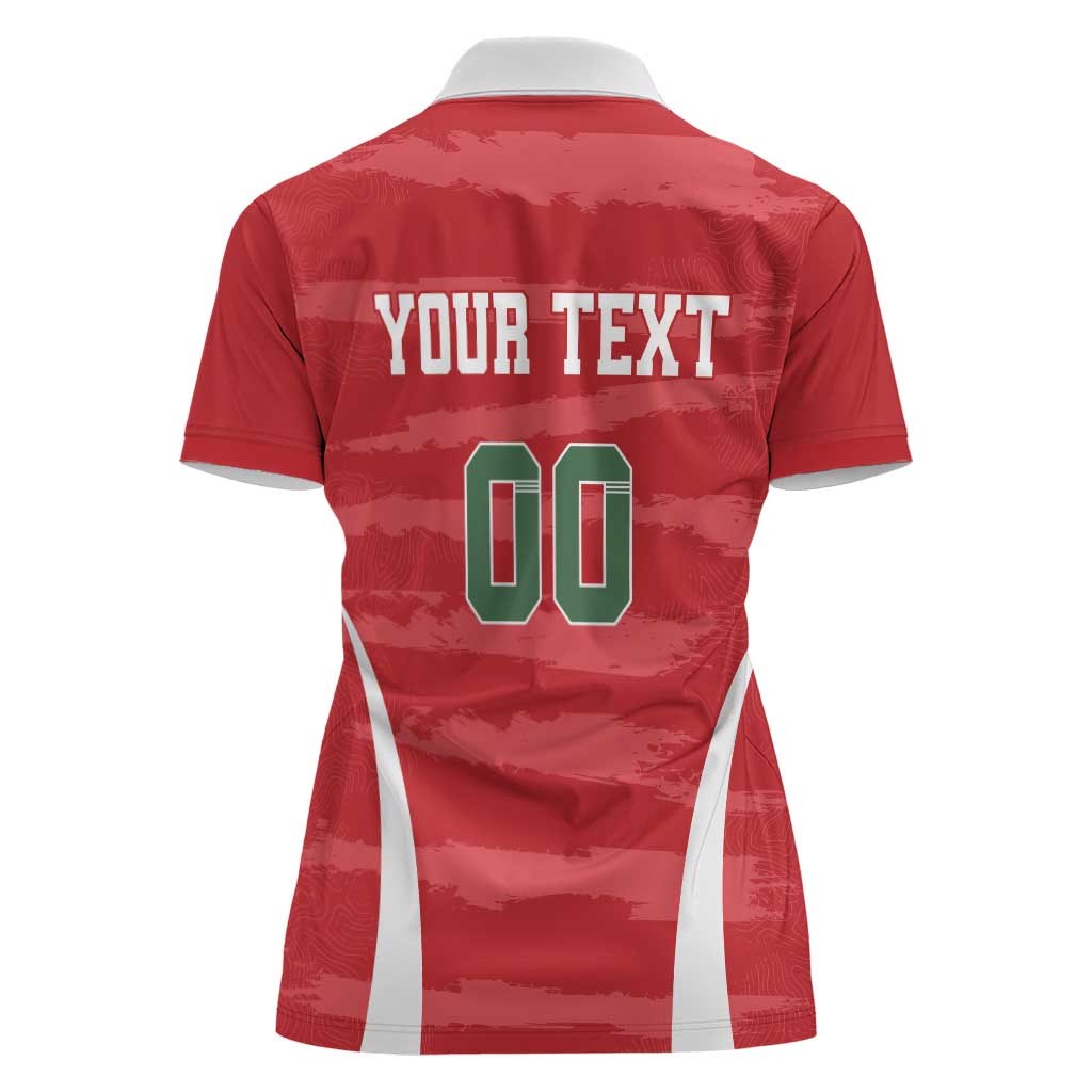 Custom Hungary Football Women Polo Shirt Magyarok Classic Football - Wonder Print Shop