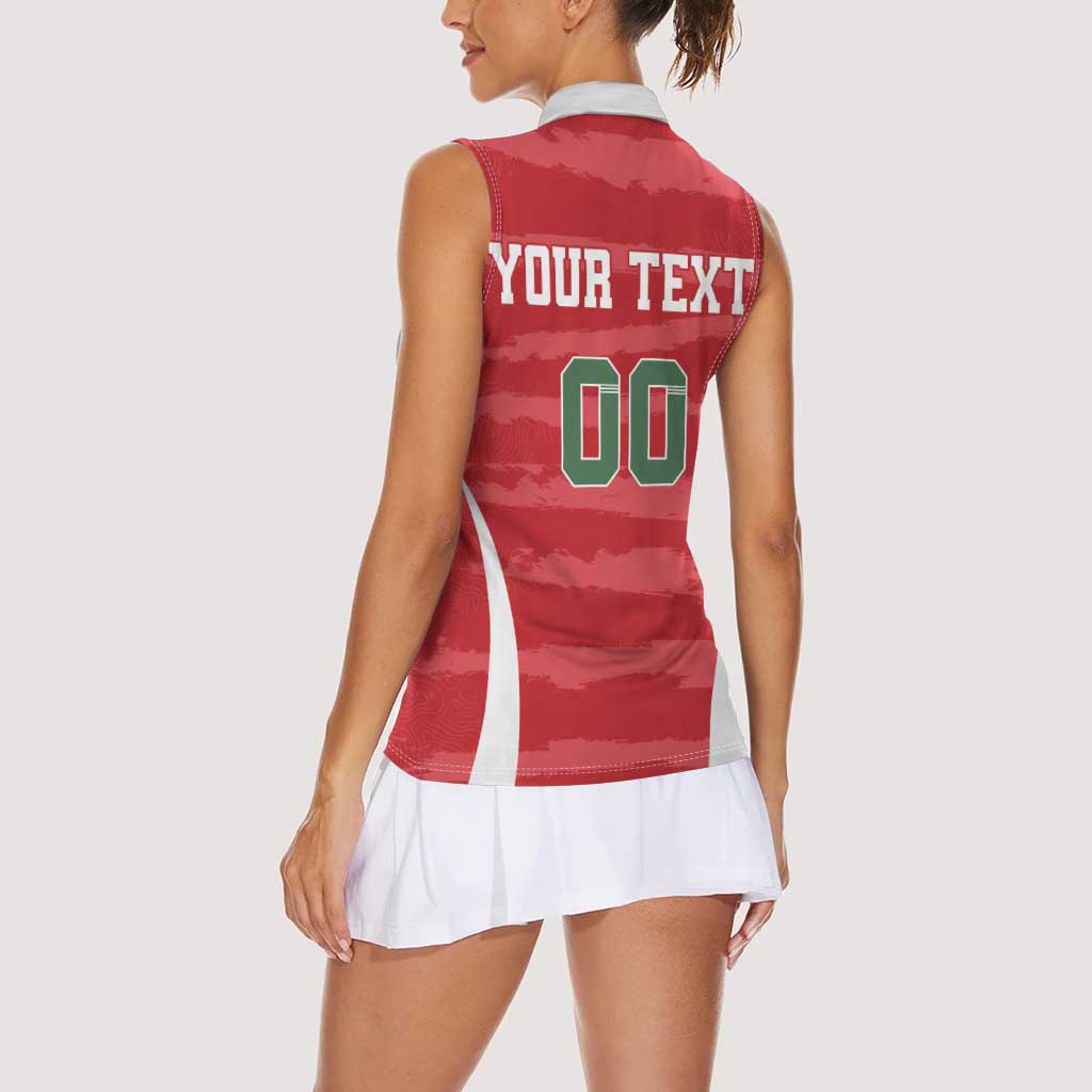 Custom Hungary Football Women Sleeveless Polo Shirt Magyarok Classic Football - Wonder Print Shop