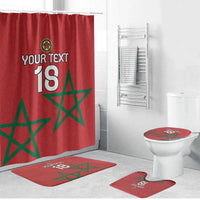 Custom Morocco Heritage Football Bathroom Set Road To Champion