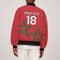 Custom Morocco Heritage Football Bomber Jacket Road To Champion