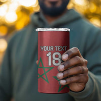 Custom Morocco Heritage Football 4 in 1 Can Cooler Tumbler Road To Champion