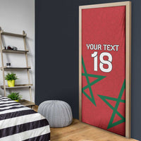 Custom Morocco Heritage Football Door Cover Road To Champion