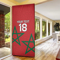 Custom Morocco Heritage Football Door Cover Road To Champion