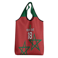 Custom Morocco Heritage Football Grocery Bag Road To Champion