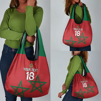 Custom Morocco Heritage Football Grocery Bag Road To Champion