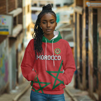 Custom Morocco Heritage Football Hoodie Road To Champion
