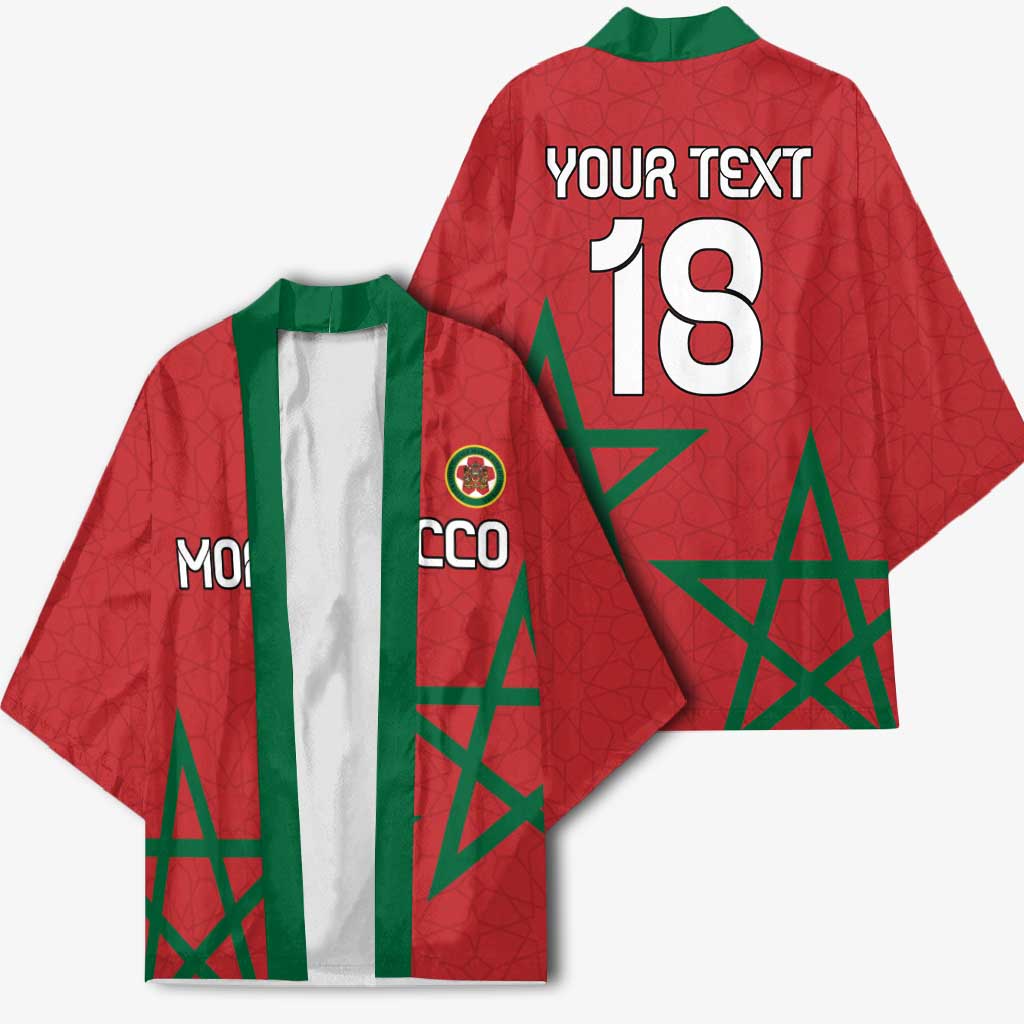 Custom Morocco Heritage Football Kimono Road To Champion