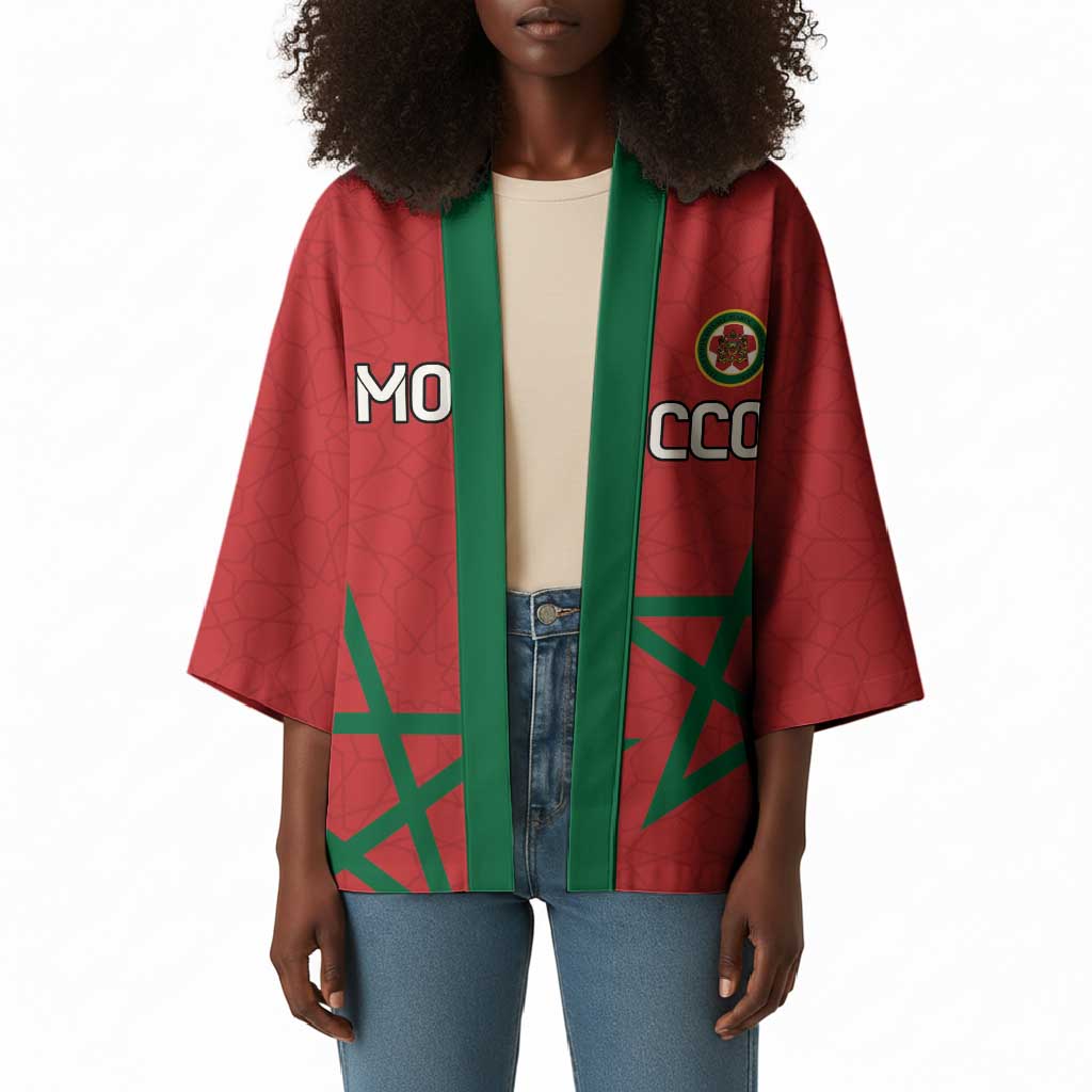 Custom Morocco Heritage Football Kimono Road To Champion