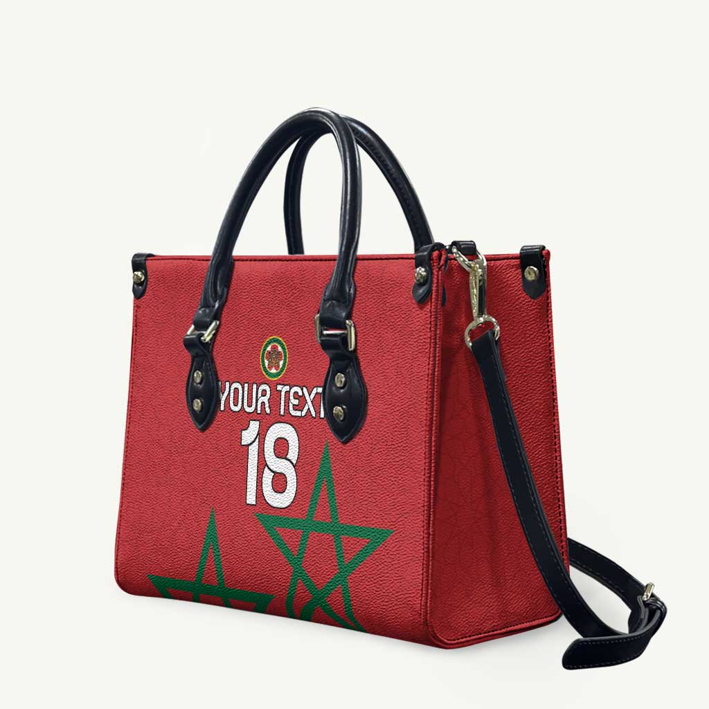 Custom Morocco Heritage Football Leather Bag Road To Champion