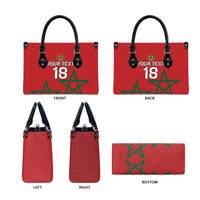 Custom Morocco Heritage Football Leather Bag Road To Champion