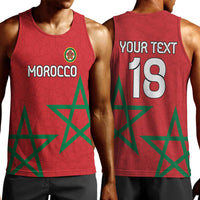 Custom Morocco Heritage Football Men Tank Top Road To Champion