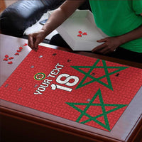 Custom Morocco Heritage Football Puzzle Road To Champion