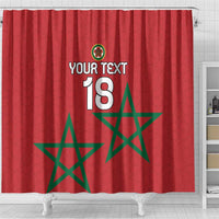 Custom Morocco Heritage Football Shower Curtain Road To Champion