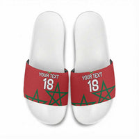 Custom Morocco Heritage Football Slide Sandals Road To Champion
