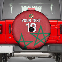 Custom Morocco Heritage Football Spare Tire Cover Road To Champion