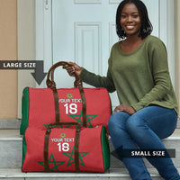 Custom Morocco Heritage Football Travel Bag Road To Champion