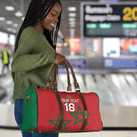 Custom Morocco Heritage Football Travel Bag Road To Champion