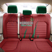 Morocco Football Back Car Seat Cover Atlas Lions Road To Champion