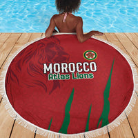 Morocco Football Beach Blanket Atlas Lions Road To Champion
