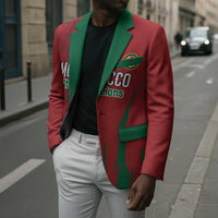 Custom Morocco Football Blazer Atlas Lions Road To Champion