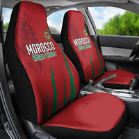 Morocco Football Car Seat Cover Atlas Lions Road To Champion