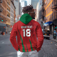 Custom Morocco Football Hoodie Atlas Lions Road To Champion