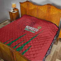 Morocco Football Quilt Atlas Lions Road To Champion