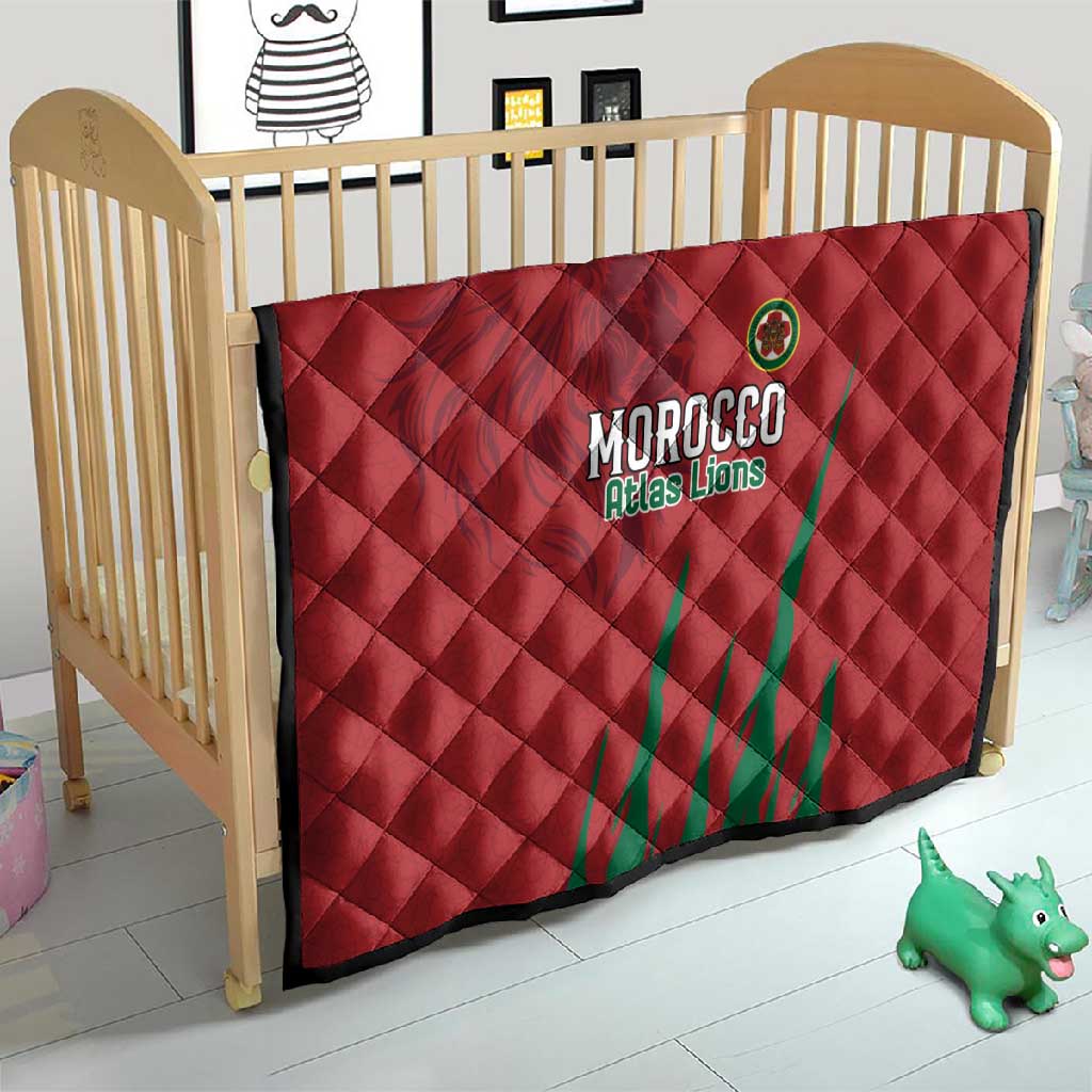 Morocco Football Quilt Atlas Lions Road To Champion