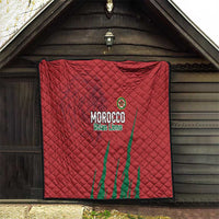 Morocco Football Quilt Atlas Lions Road To Champion