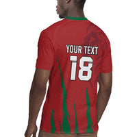 Custom Morocco Football Rugby Jersey Atlas Lions Road To Champion