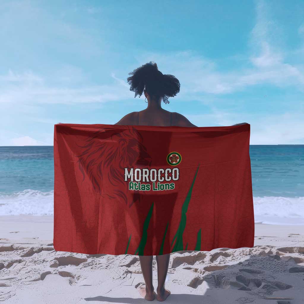 Morocco Football Sarong Atlas Lions Road To Champion