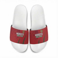 Morocco Football Slide Sandals Atlas Lions Road To Champion