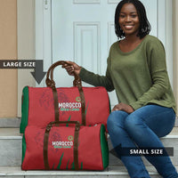 Morocco Football Travel Bag Atlas Lions Road To Champion