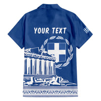 Personalized Greece Athena Goddess Family Matching Off The Shoulder Long Sleeve Dress and Hawaiian Shirt Parthenon Greek Key Patterns