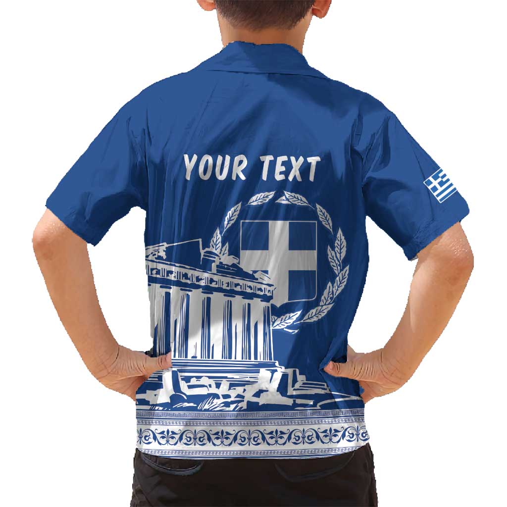 Personalized Greece Athena Goddess Family Matching Tank Maxi Dress and Hawaiian Shirt Parthenon Greek Key Patterns