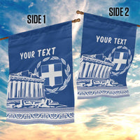 Personalized Greece Athena Goddess Garden Flag Parthenon Greek Key Patterns