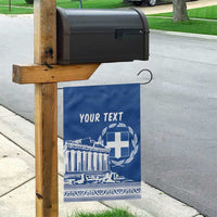 Personalized Greece Athena Goddess Garden Flag Parthenon Greek Key Patterns