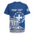 Personalized Greece Athena Goddess Rugby Jersey Parthenon Greek Key Patterns