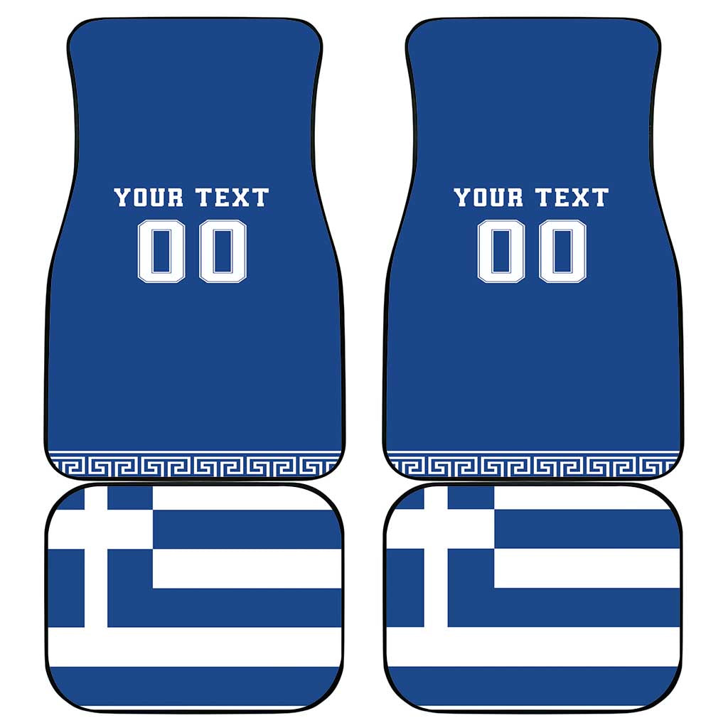 Custom Greece Football Car Mats Go Champions Ethniki LT18
