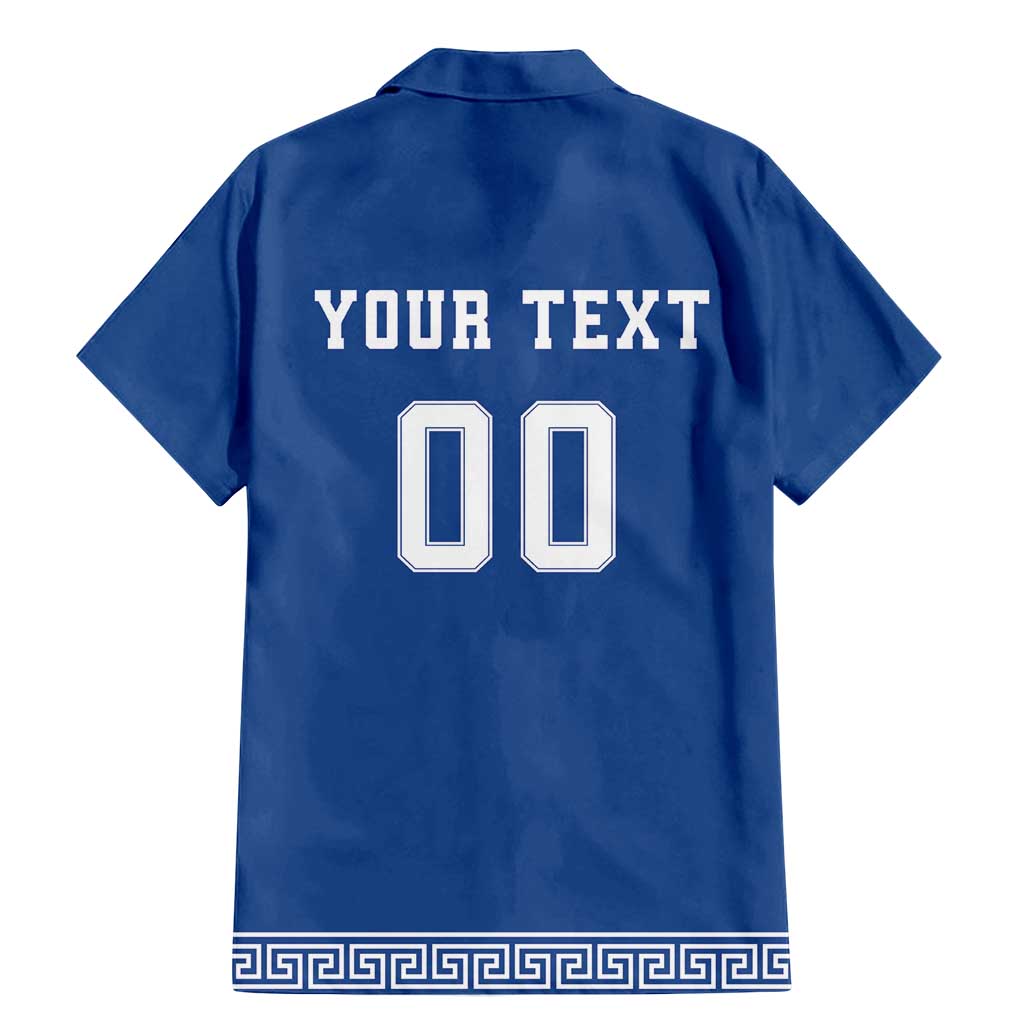 Custom Greece Football Family Matching Mermaid Dress and Hawaiian Shirt Go Champions Ethniki LT18