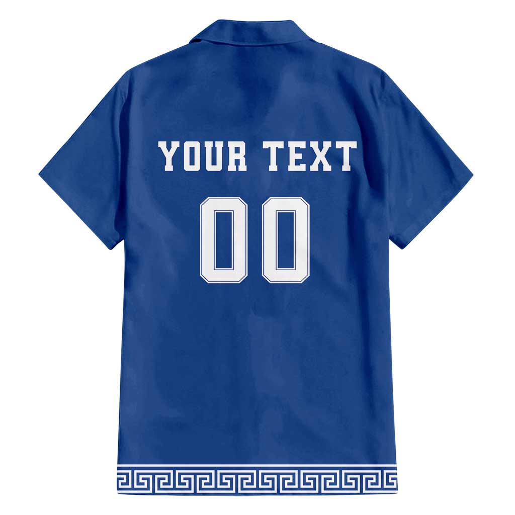 Custom Greece Football Family Matching Tank Maxi Dress and Hawaiian Shirt Go Champions Ethniki LT18