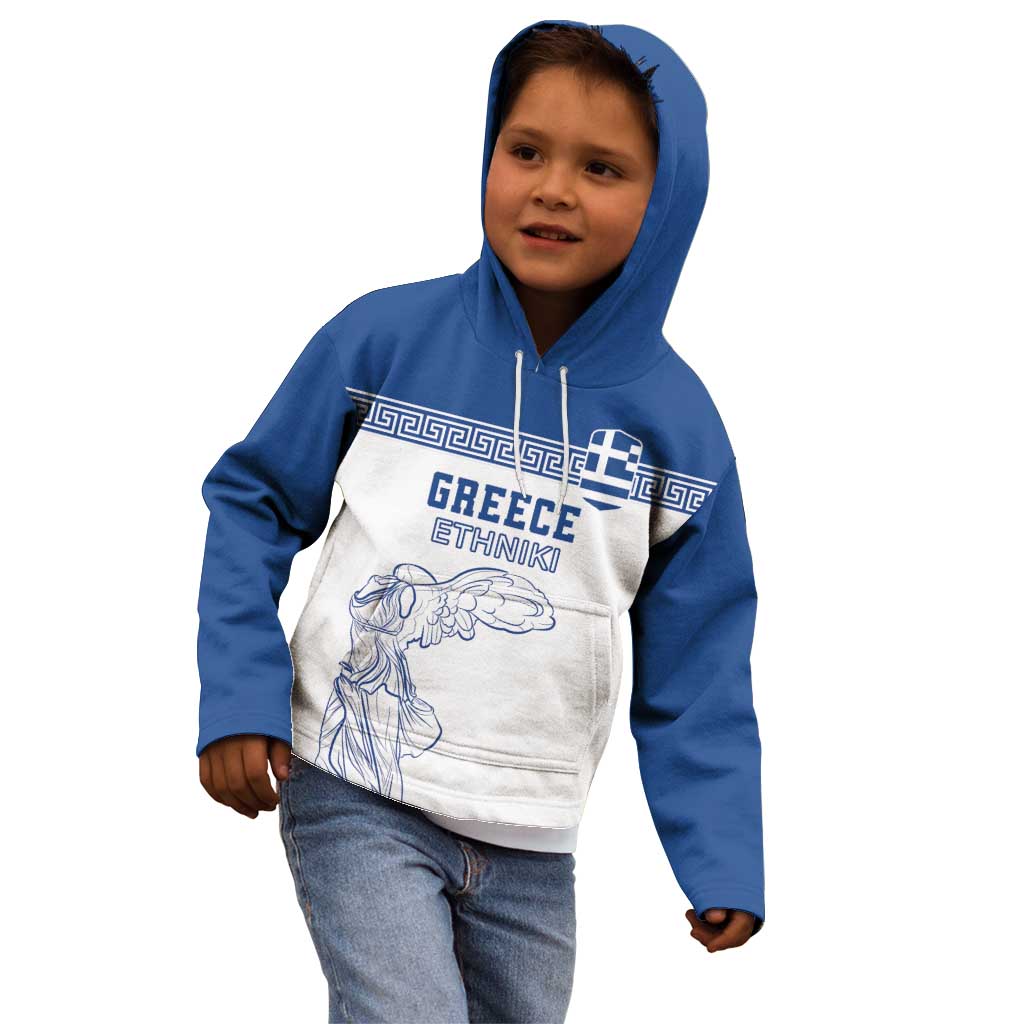 Custom Greece Football Kid Hoodie Go Champions Ethniki LT18
