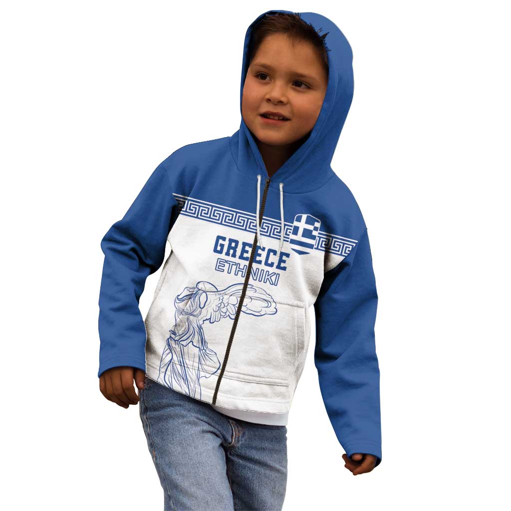 Custom Greece Football Kid Hoodie Go Champions Ethniki LT18
