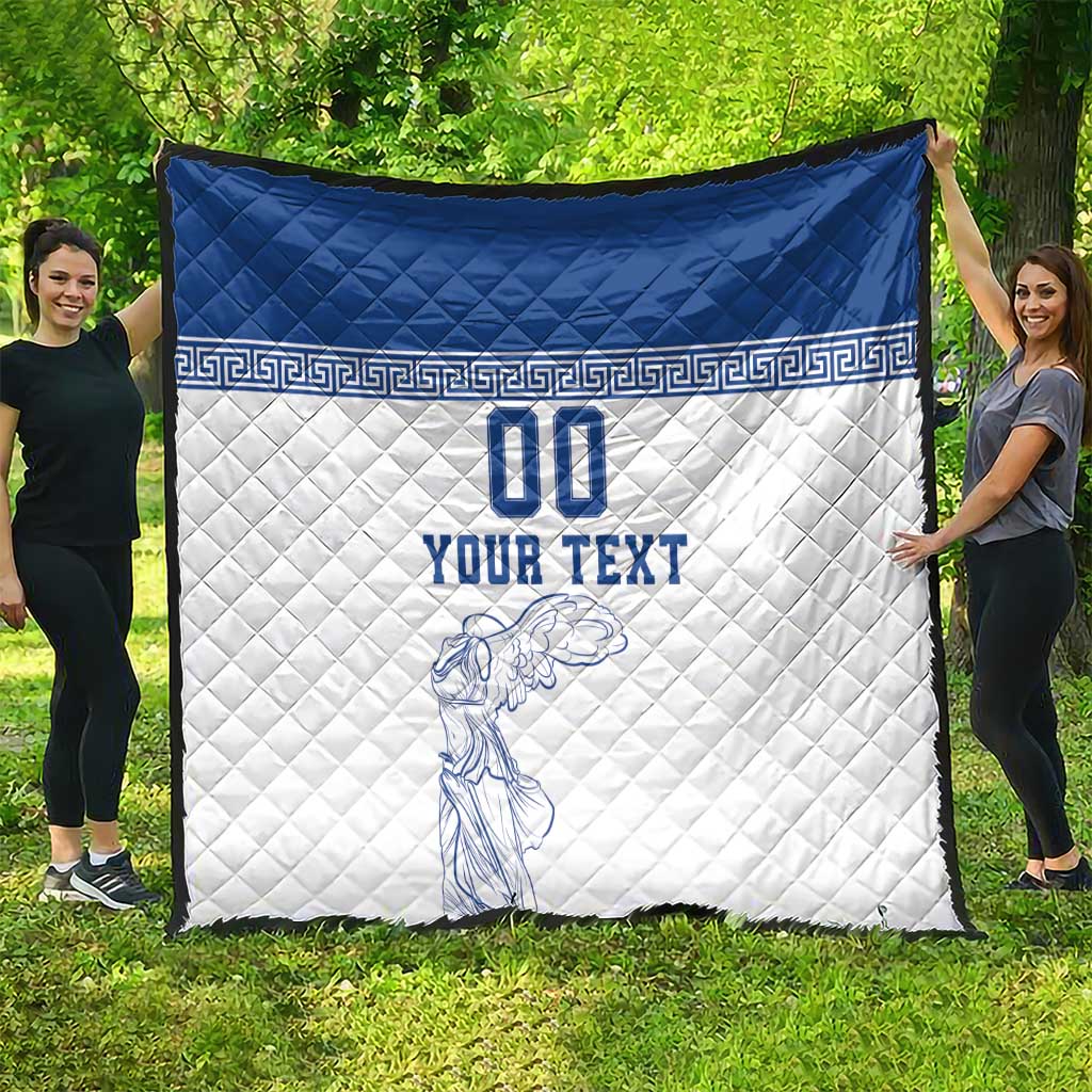 Custom Greece Football Quilt Go Champions Ethniki LT18