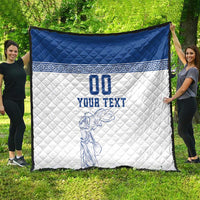 Custom Greece Football Quilt Go Champions Ethniki LT18
