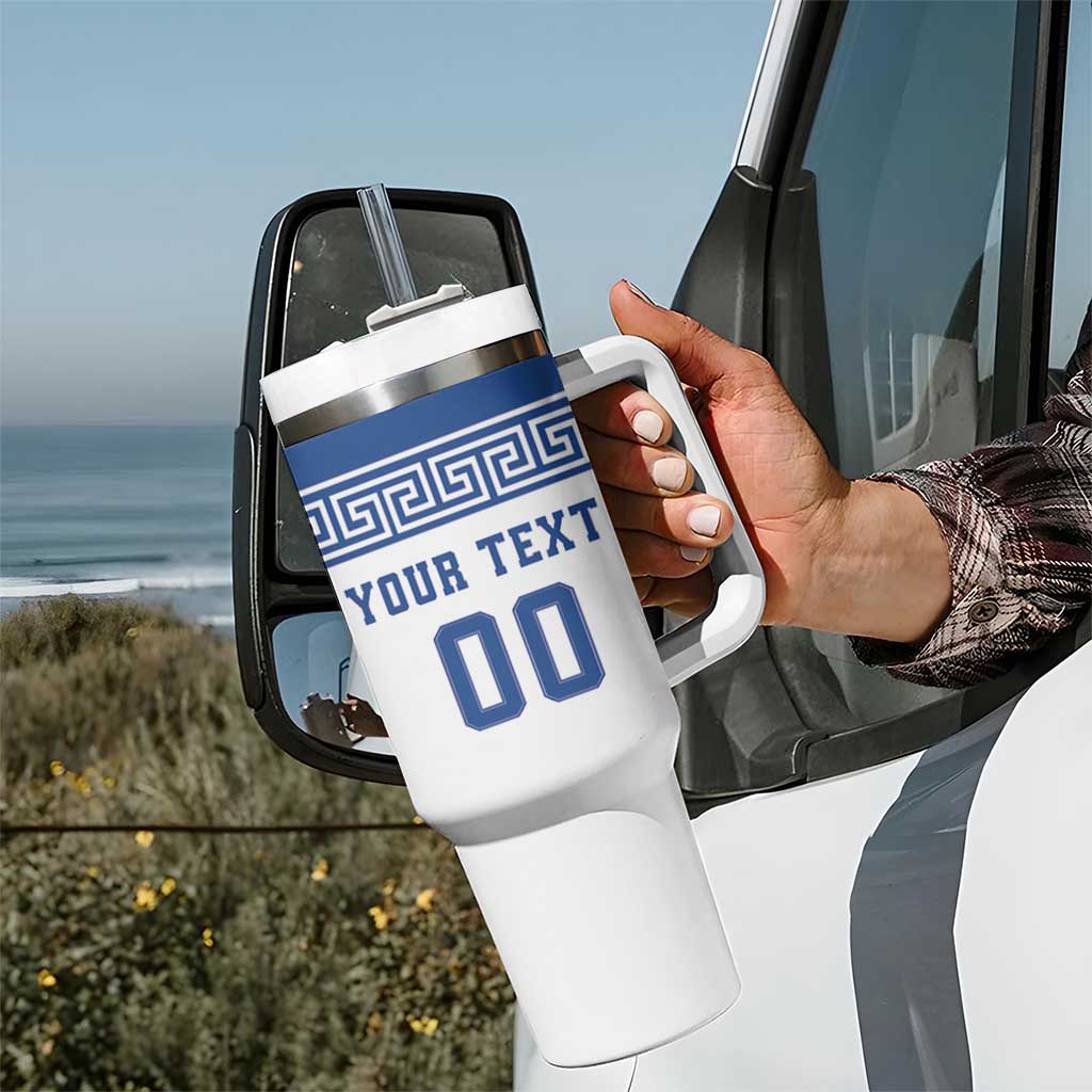 Custom Greece Football Tumbler With Handle Go Champions Ethniki LT18