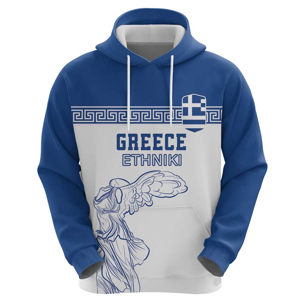 Custom Greece Football Zip Hoodie Go Champions Ethniki LT18