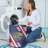 America 250th Anniversary Laundry Basket USA 1776-2026 Patriotic Eagle